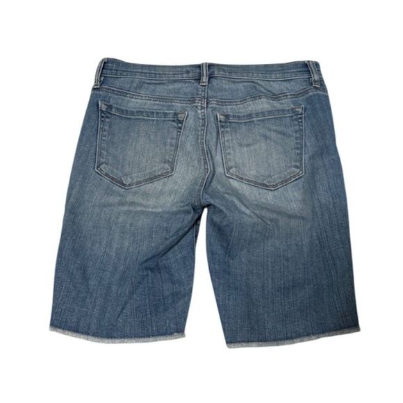 Ann Taylor Loft Womens Distressed Denim Bermuda Shorts Size 2 - Picture 7 of 7